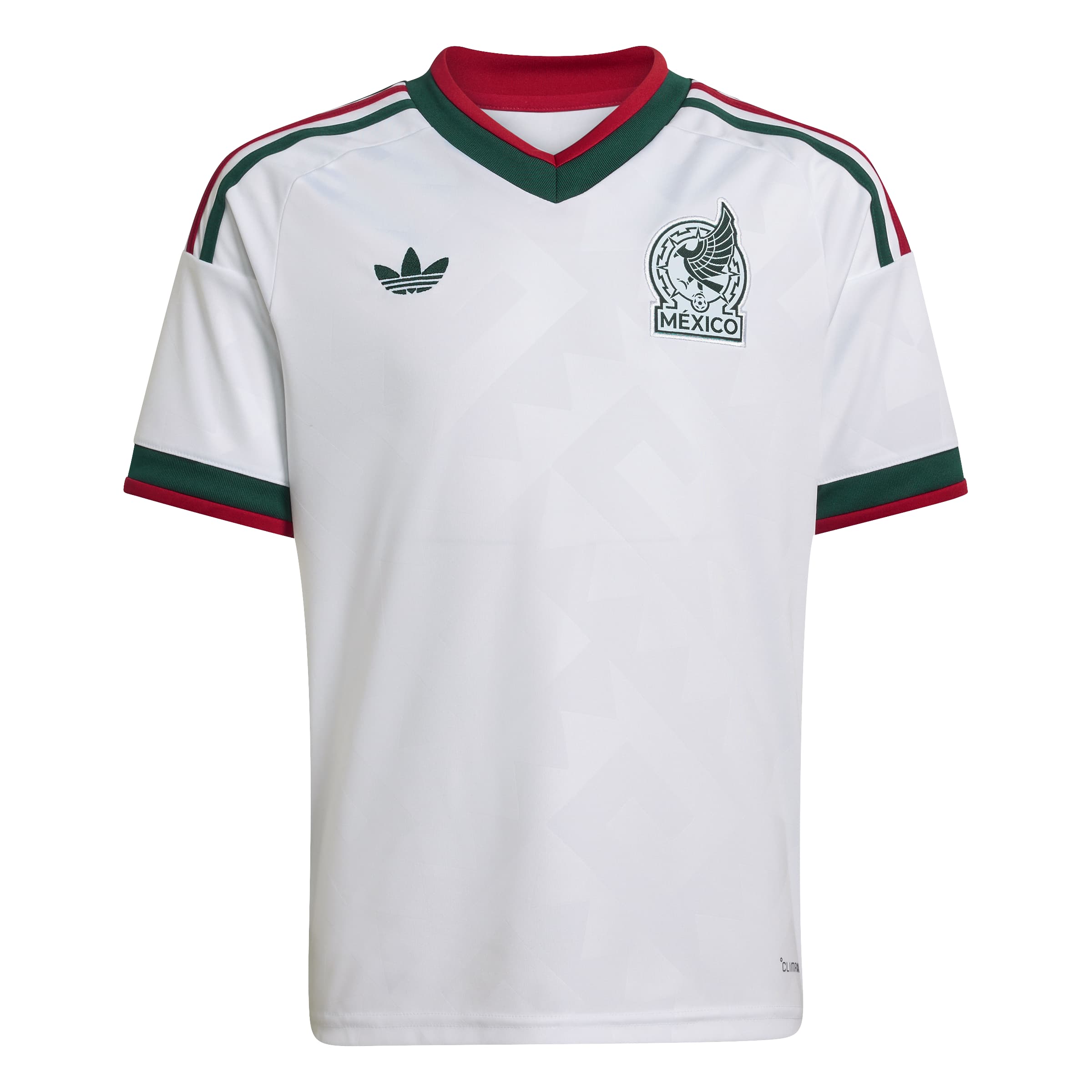 Adidas Kids Mexico 26 Away Jersey - White by Denim Exchange