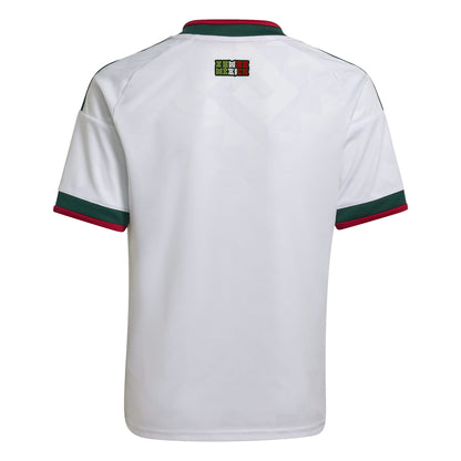 Adidas Kids Mexico 26 Away Jersey - White by Denim Exchange