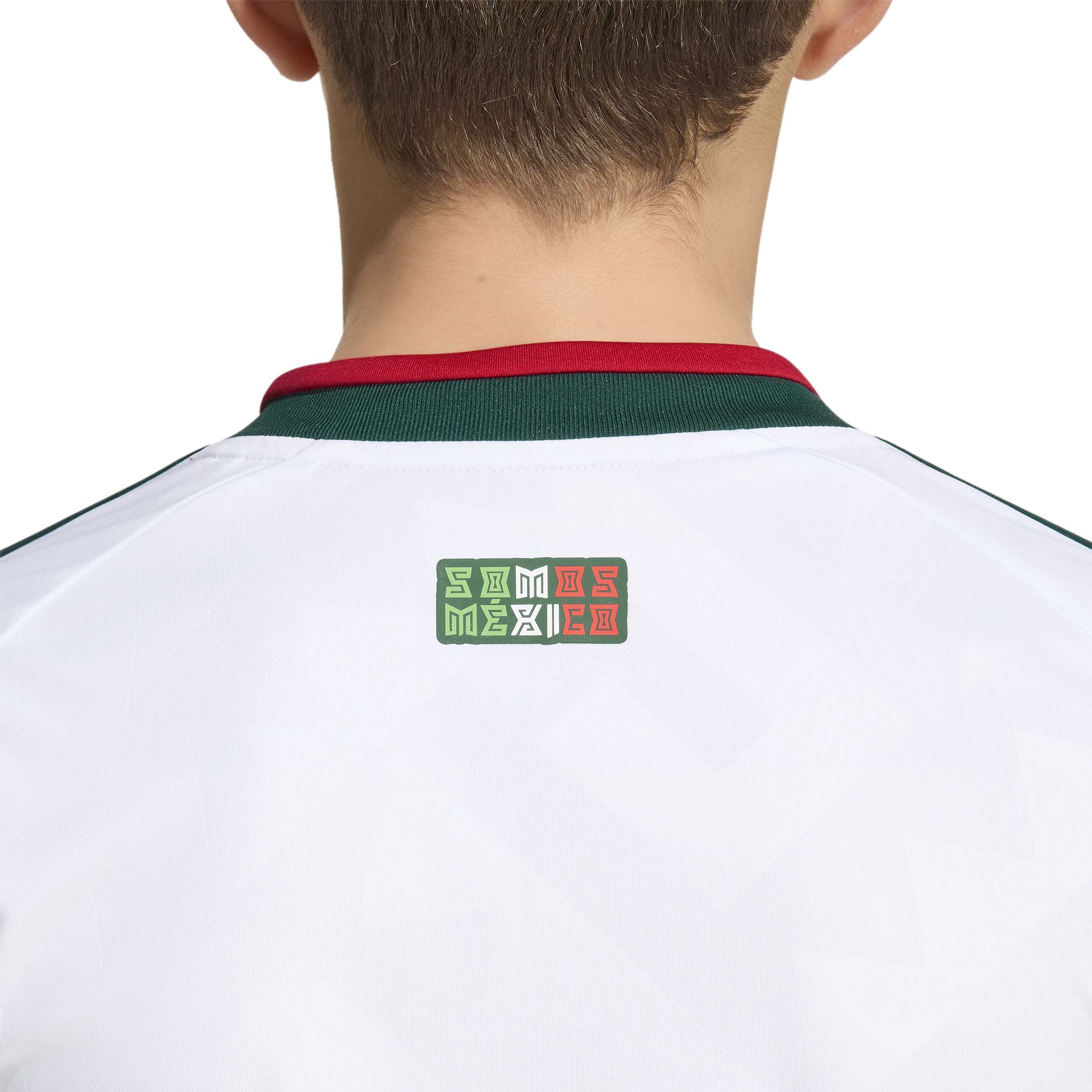 Adidas Kids Mexico 26 Away Jersey - White by Denim Exchange