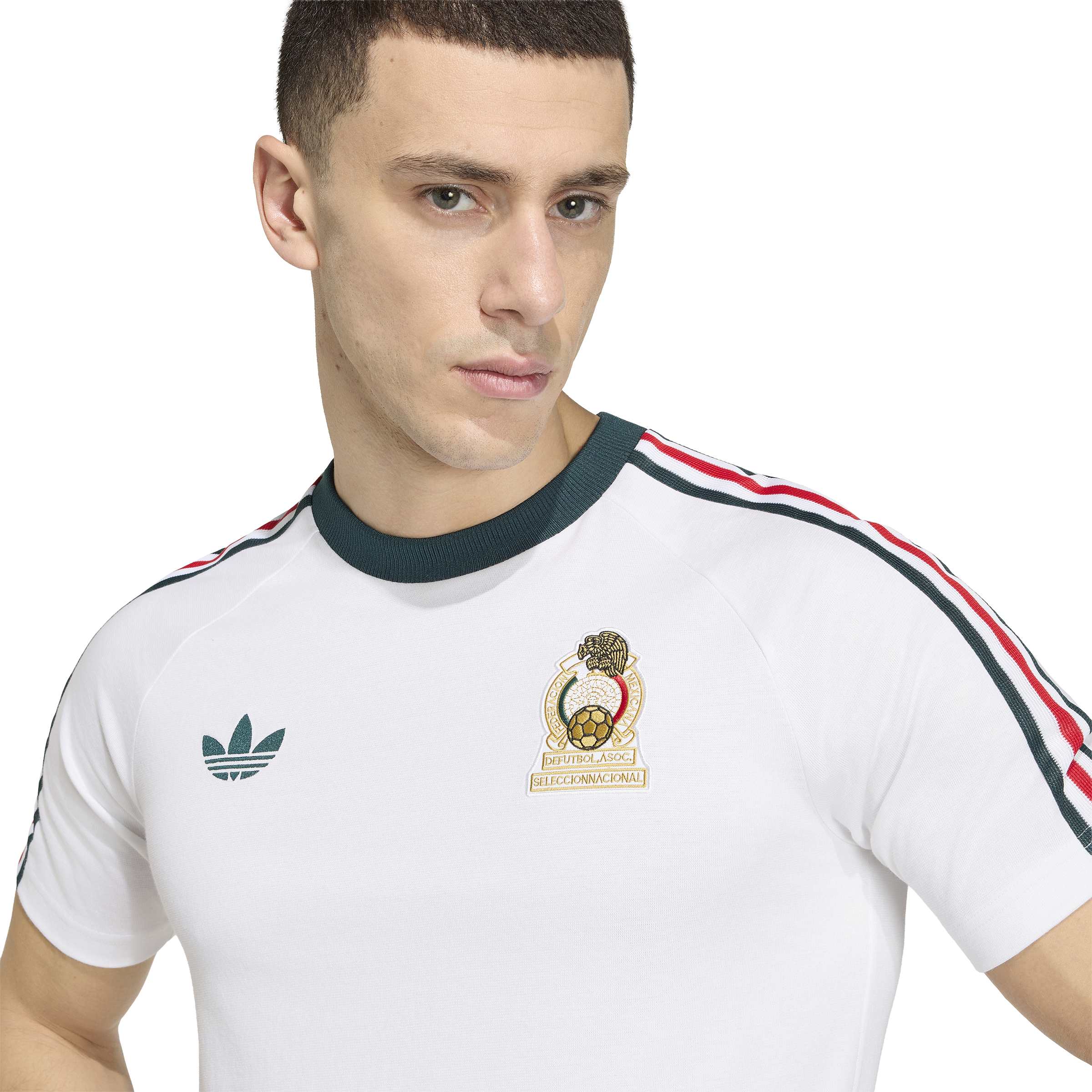 Adidas Mens Mexico Originals Tee - White by Denim Exchange