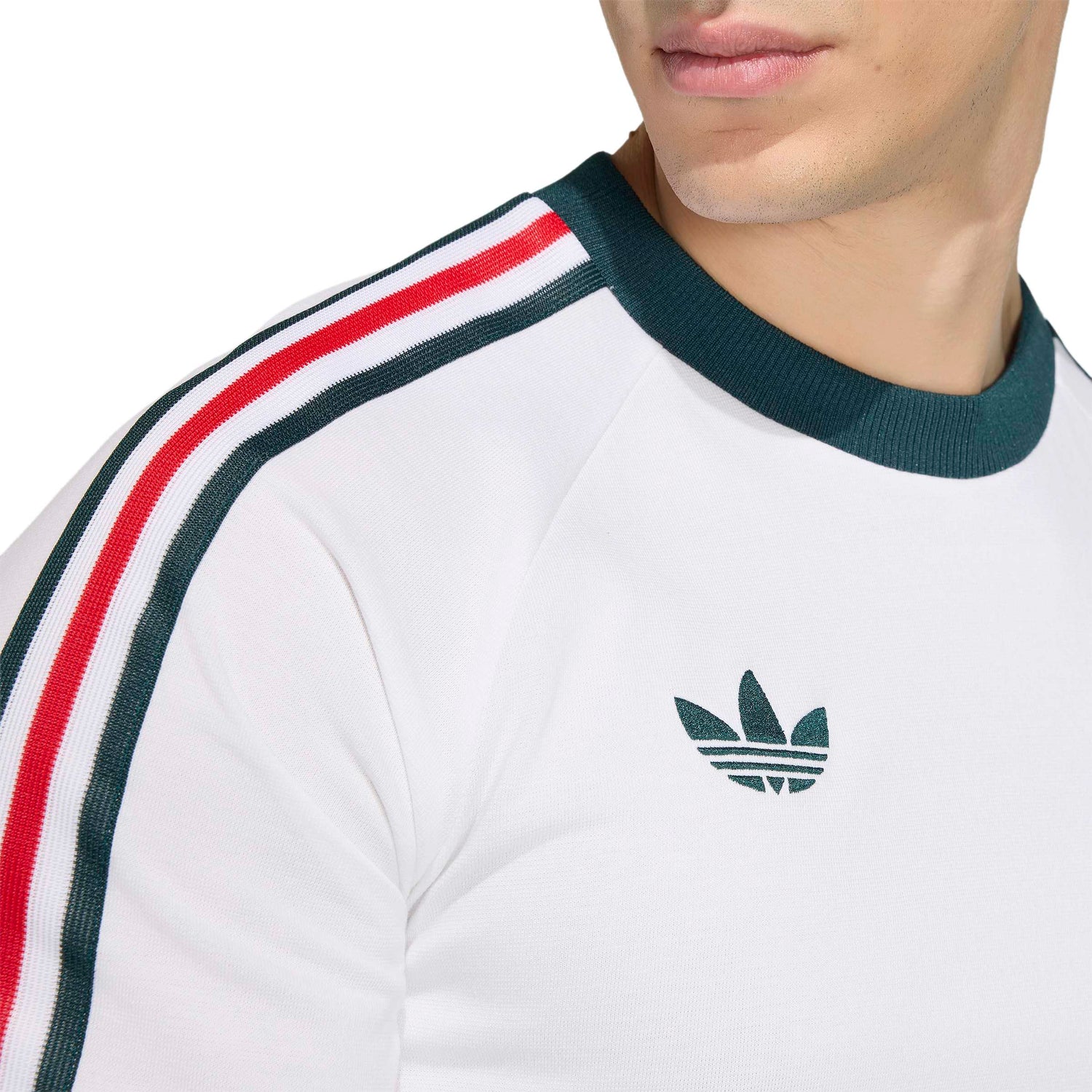 Adidas Mens Mexico Originals Tee - White by Denim Exchange