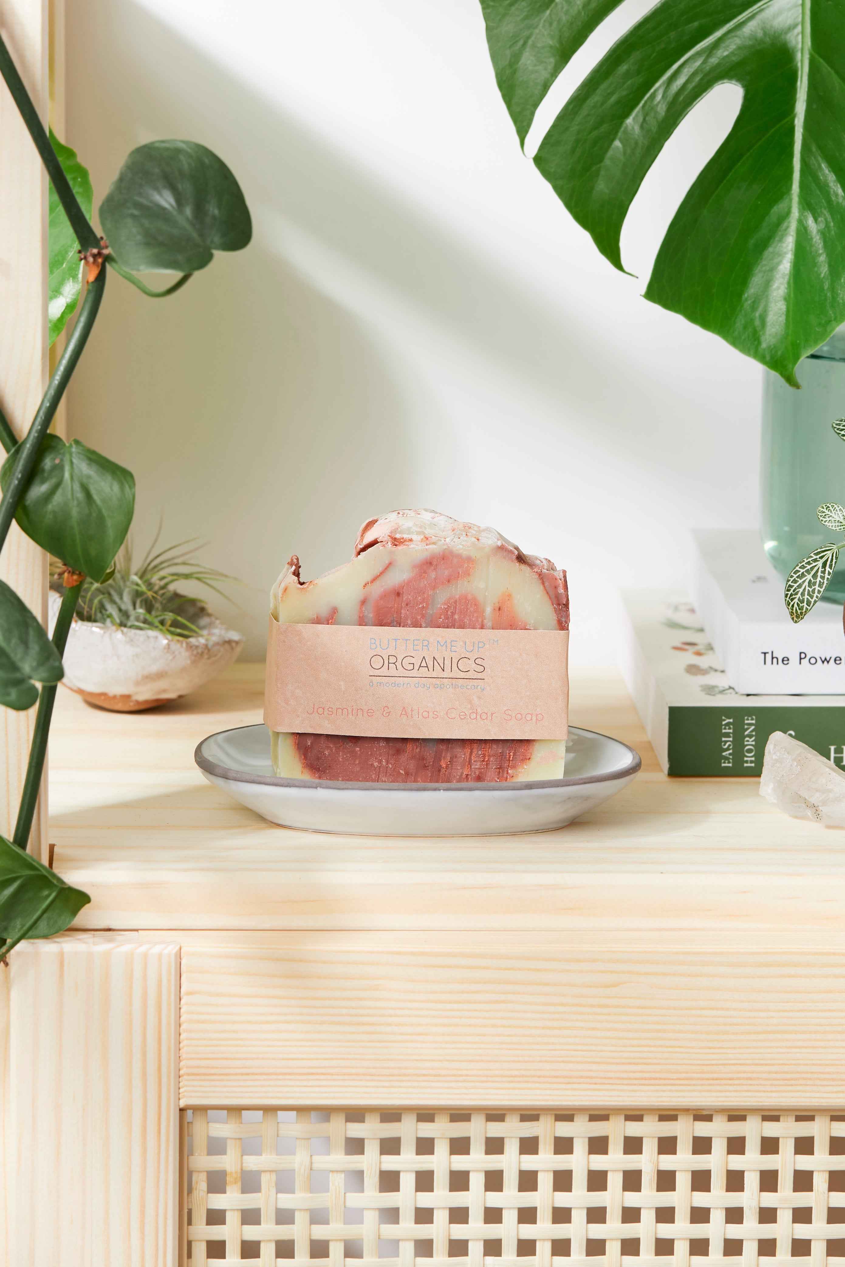 Jasmine, Atlas Cedar, &amp; Pine Organic Soap Essential Oils