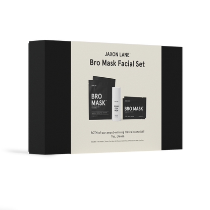 Bro Mask Facial Set - Ready, Set, Glow Gift Box by JAXON LANE