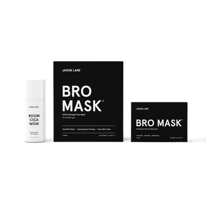 Bro Mask Facial Set - Ready, Set, Glow Gift Box by JAXON LANE