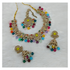 Joban Fashion Multi Stone Work Necklace Set