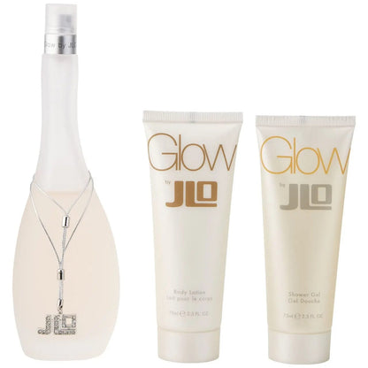 Glow By Jennifer Lopez For Women EDP Spray (3pc Gift Set) by perfumesandrea