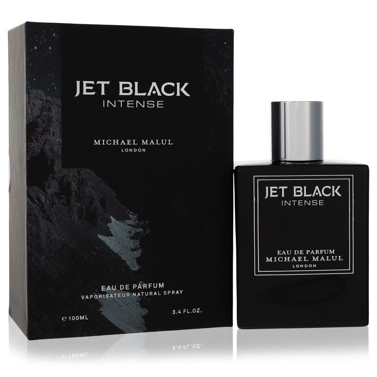 Jet Black Intense by Michael Malul Eau De Parfum Spray 3.4 oz for Men 