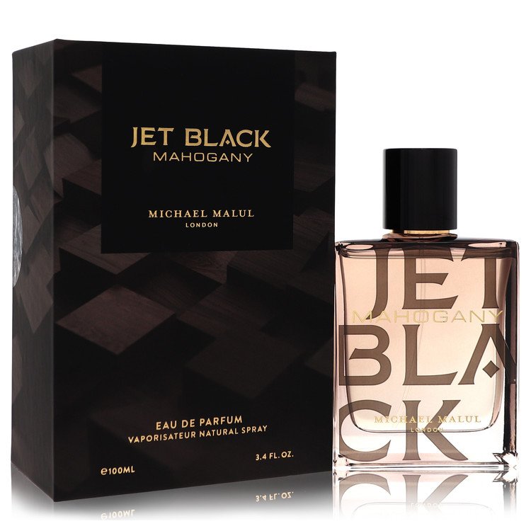 Jet Black Mahogany by Michael Malul Eau De Parfum Spray 3.4 oz for Men by Avera Group