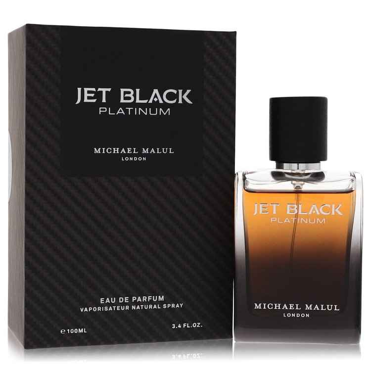 Jet Black Platinum by Michael Malul Eau De Parfum Spray 3.4 oz for Men