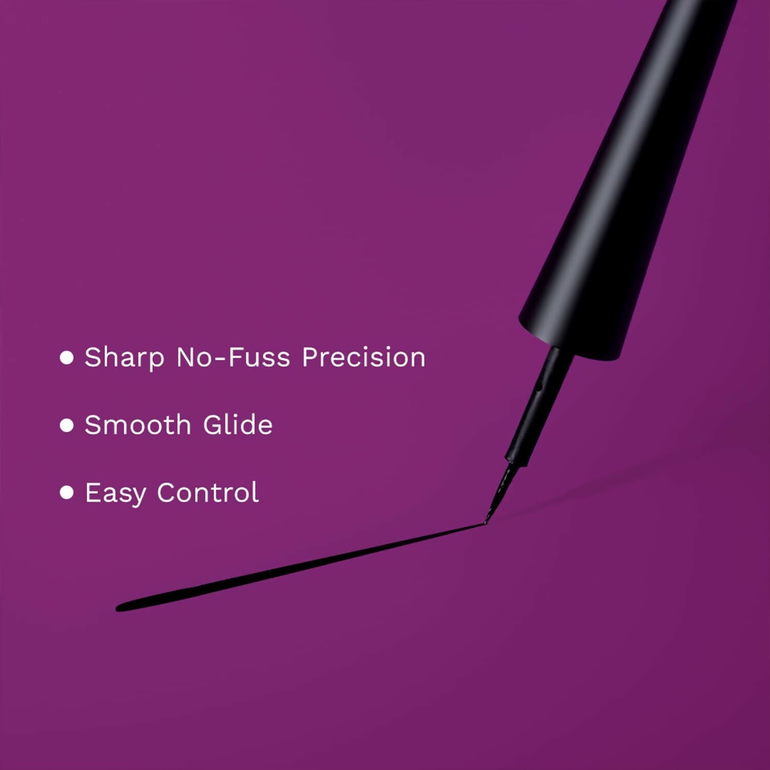 Pilgrim Metallic Eyeliner Black Scandal, Long Lasting &amp; Smudge Proof Enriched With Argan Oil