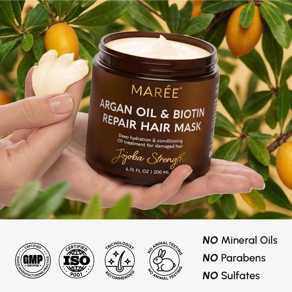 Argan Oil &amp; Biotin Hair Repair Mask by Maree