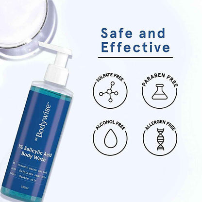 BeBodywise 1% Salicylic Acid Body Wash