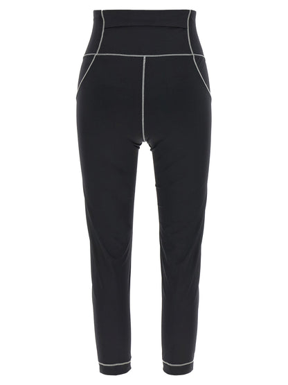 Moncler Grenoble Women Logo Patch Leggings by Luosophy