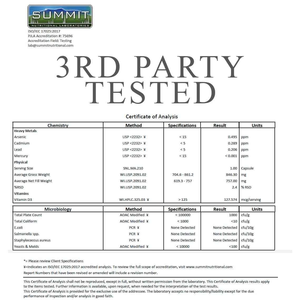 High Potency Vitamin D3 + K2 60 Capsules