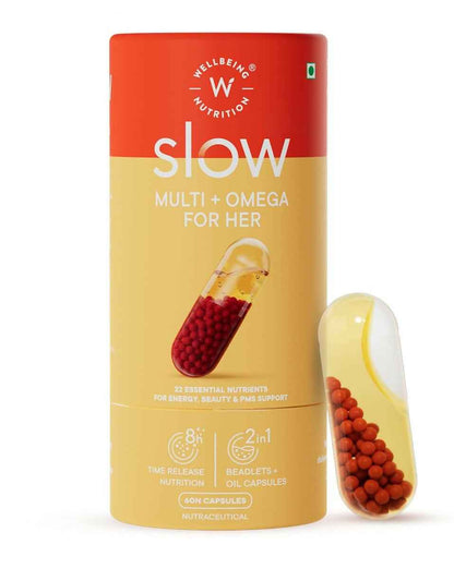 Wellbeing Nutrition Slow Multi + Omega for Her Capsules