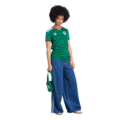Adidas Womens Mexico 26 Jersey - Green by Denim Exchange