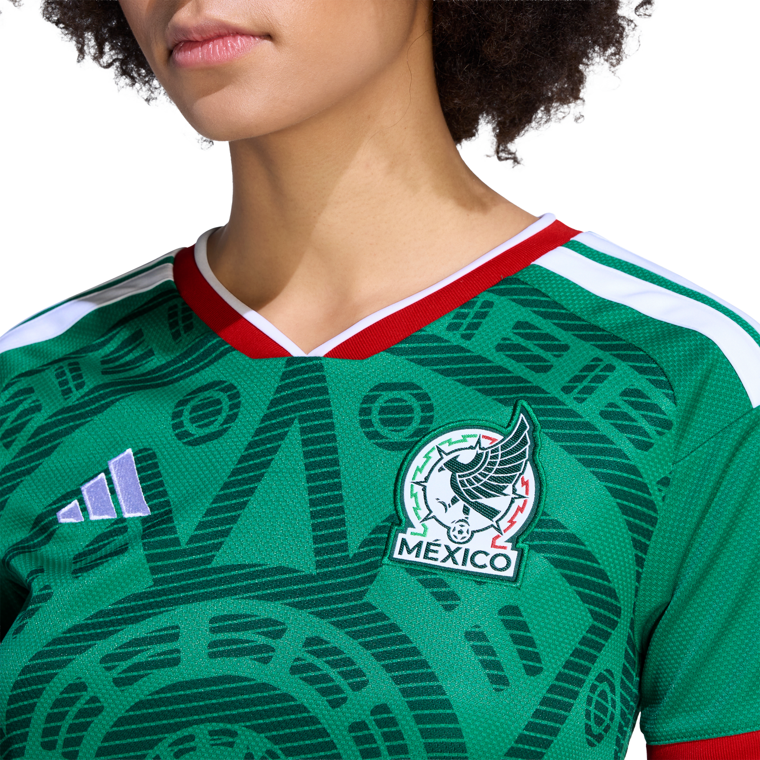 Adidas Womens Mexico 26 Jersey - Green by Denim Exchange