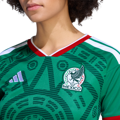 Adidas Womens Mexico 26 Jersey - Green by Denim Exchange