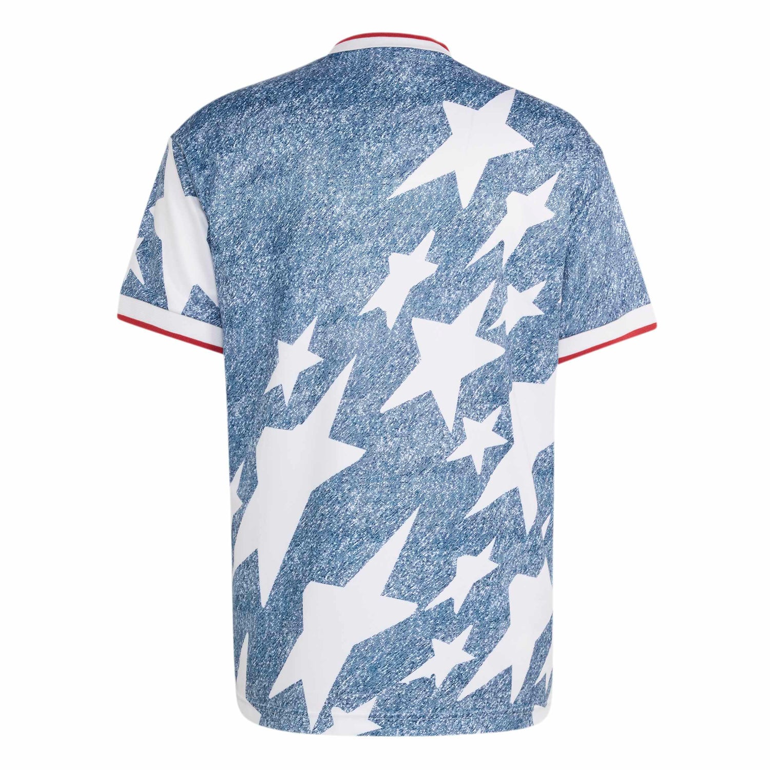Adidas Mens Denim Graphic Jersey - Blue by Denim Exchange