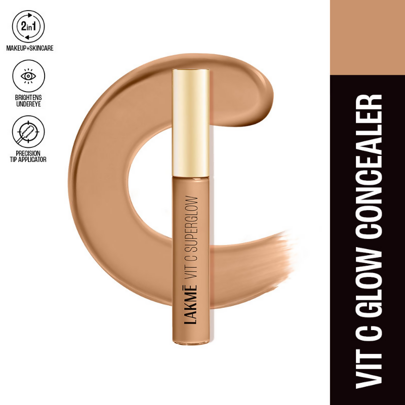 Lakme Vitamin C Superglow Concealer with 1 % Vit C - Beige