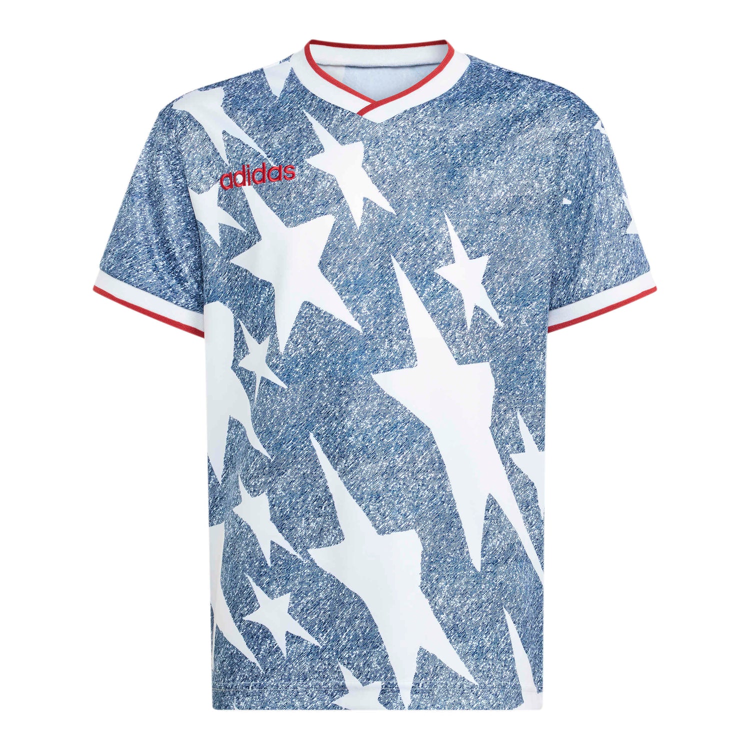 Adidas Kids Denim Graphic Jersey - Blue by Denim Exchange