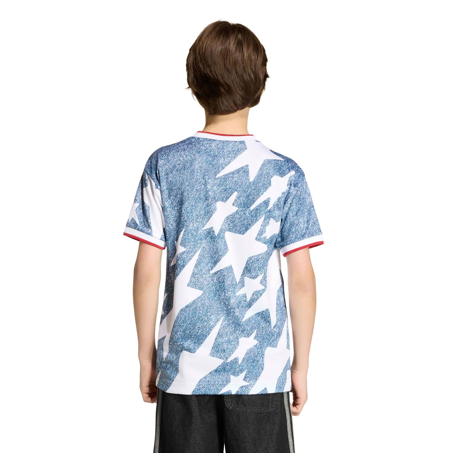 Adidas Kids Denim Graphic Jersey - Blue by Denim Exchange