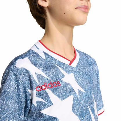 Adidas Kids Denim Graphic Jersey - Blue by Denim Exchange
