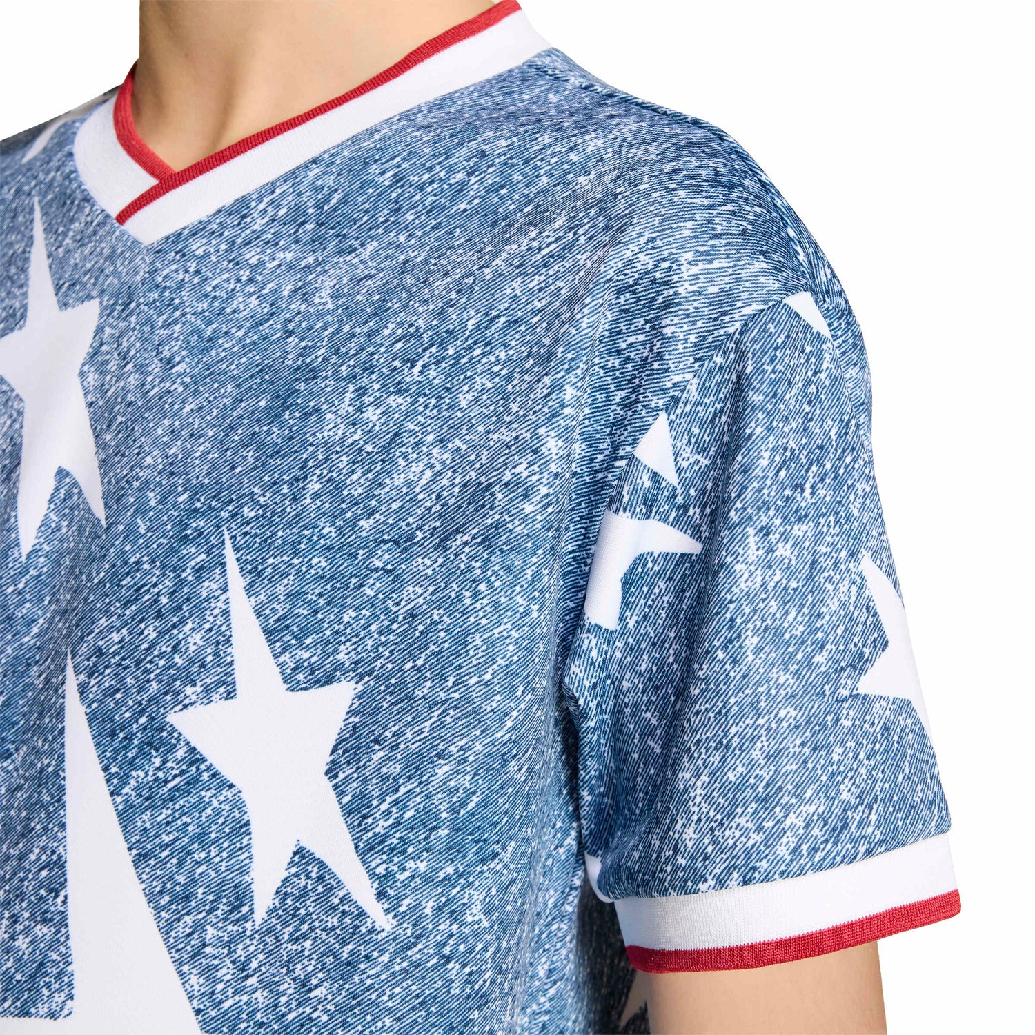 Adidas Kids Denim Graphic Jersey - Blue by Denim Exchange