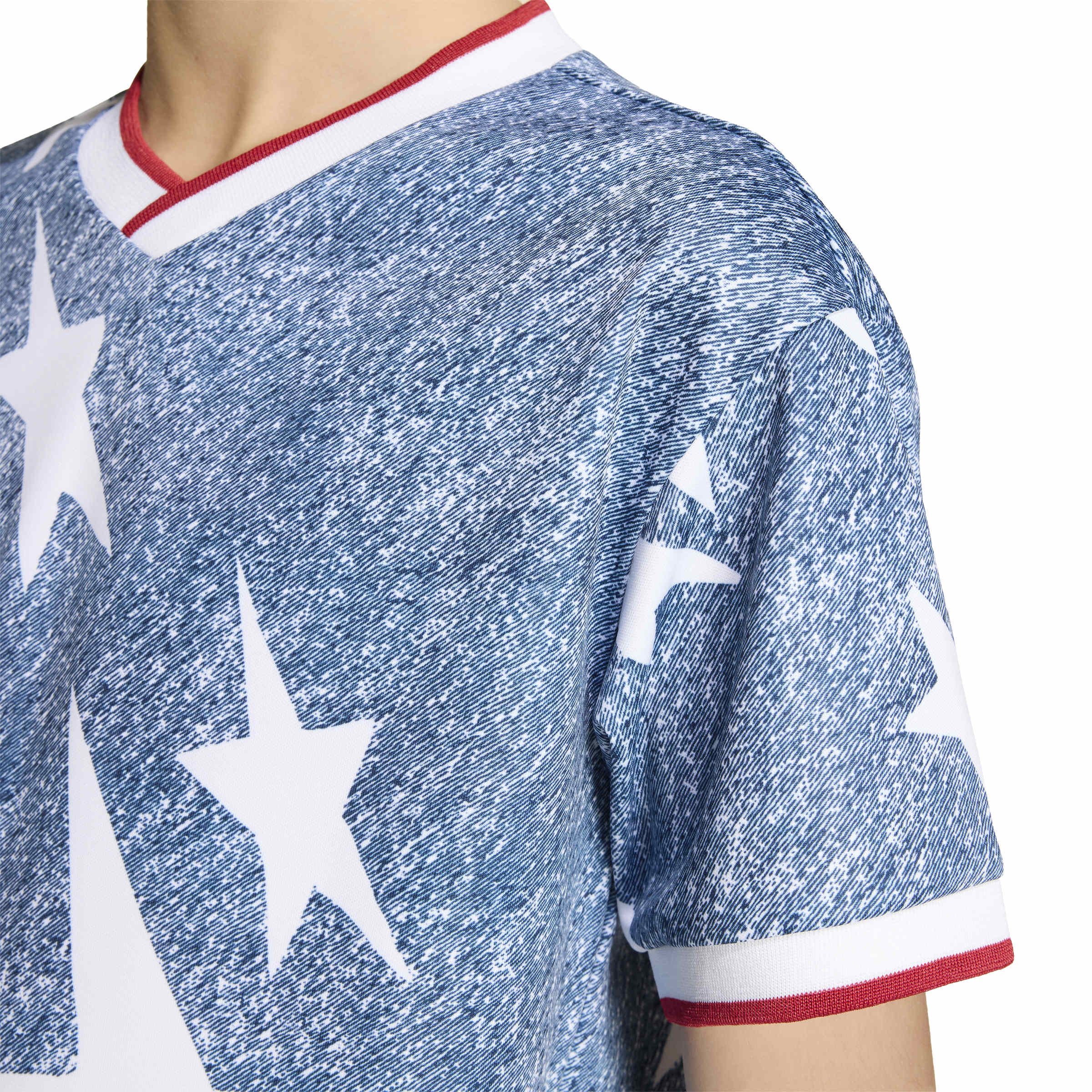 Adidas Kids Denim Graphic Jersey - Blue by Denim Exchange