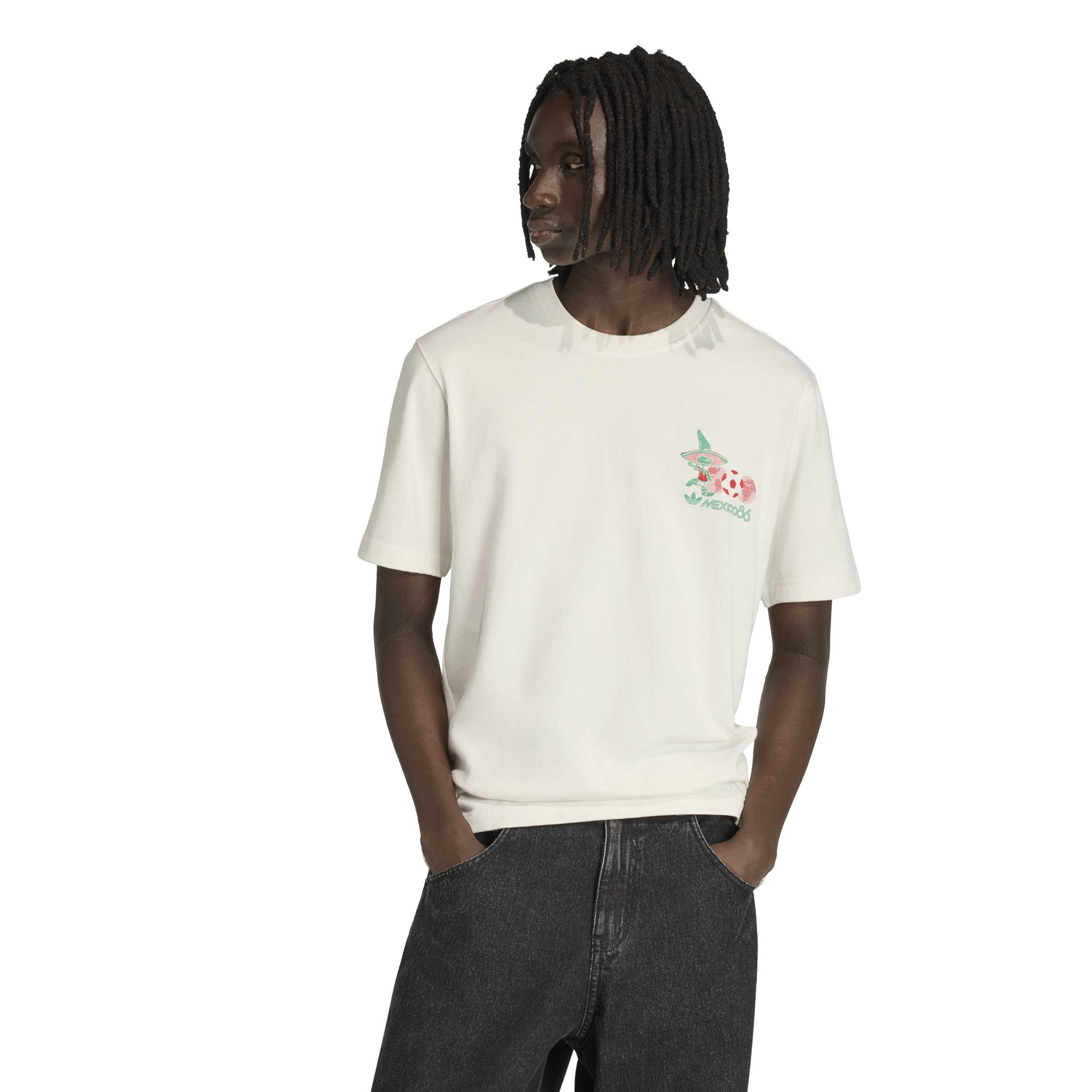 Adidas Mens Mascot Tee - Cloud White by Denim Exchange