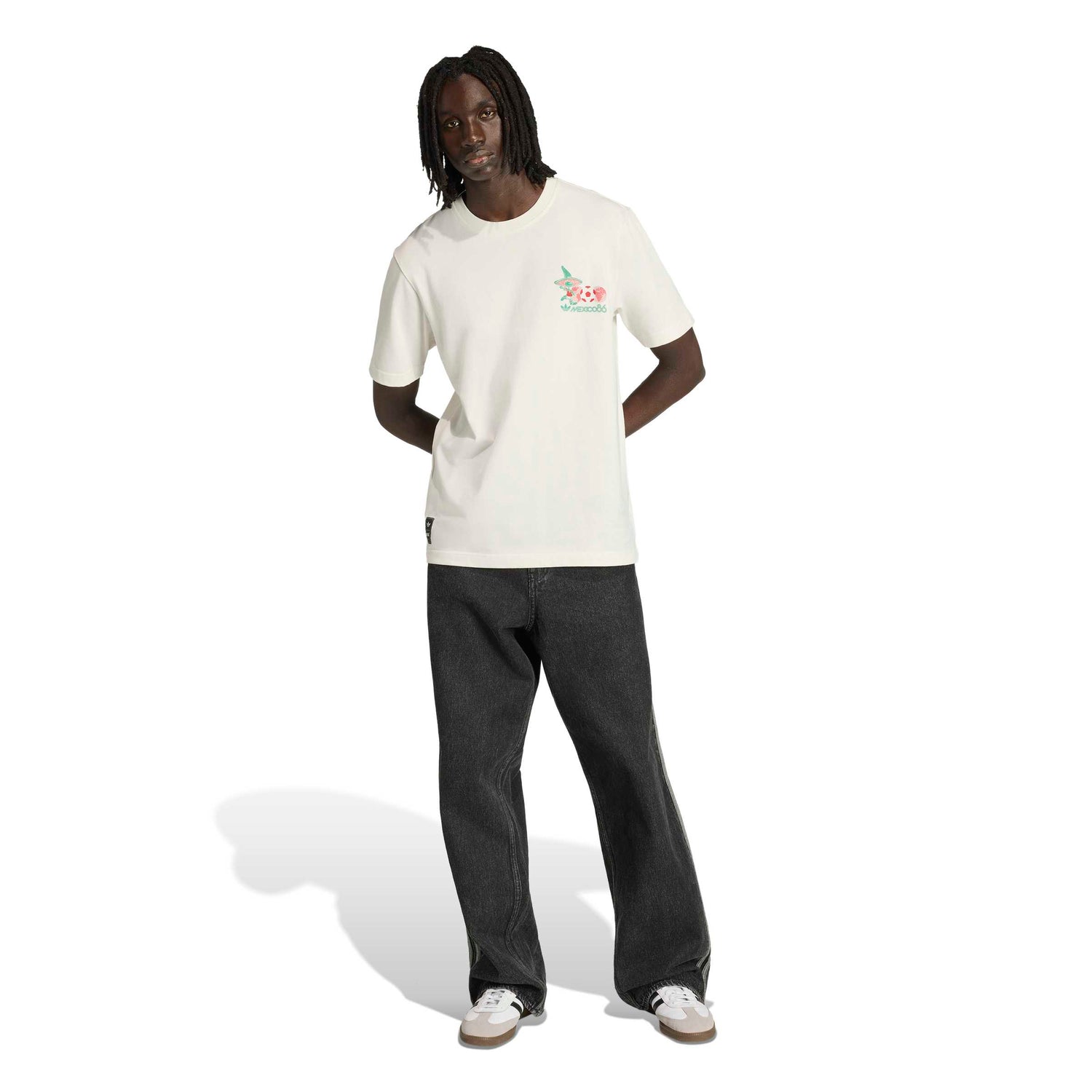 Adidas Mens Mascot Tee - Cloud White by Denim Exchange
