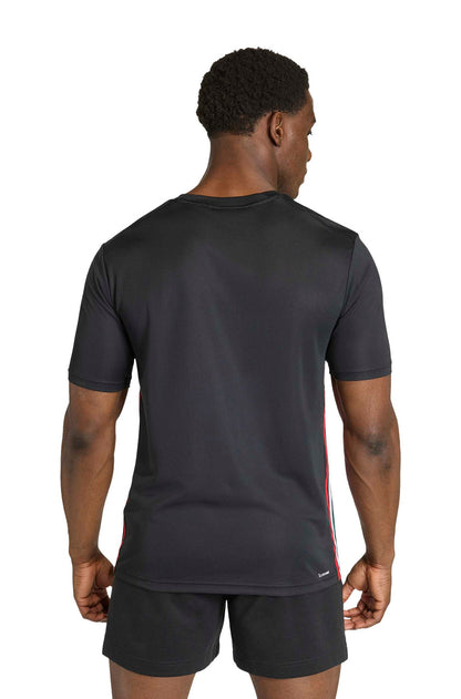 Adidas Workout Essentials Base 3-Stripes T-Shirt by Denim Exchange