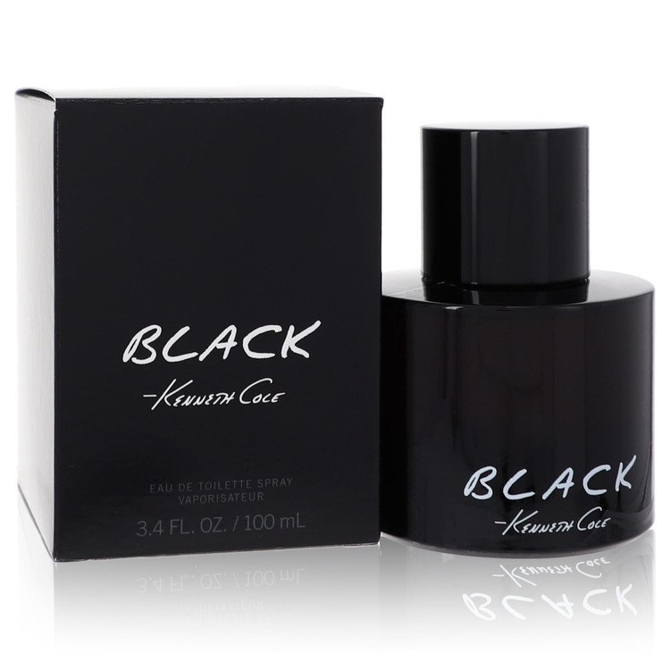 Kenneth Cole Black by Kenneth Cole Eau De Toilette Spray 3.4 oz for Men 