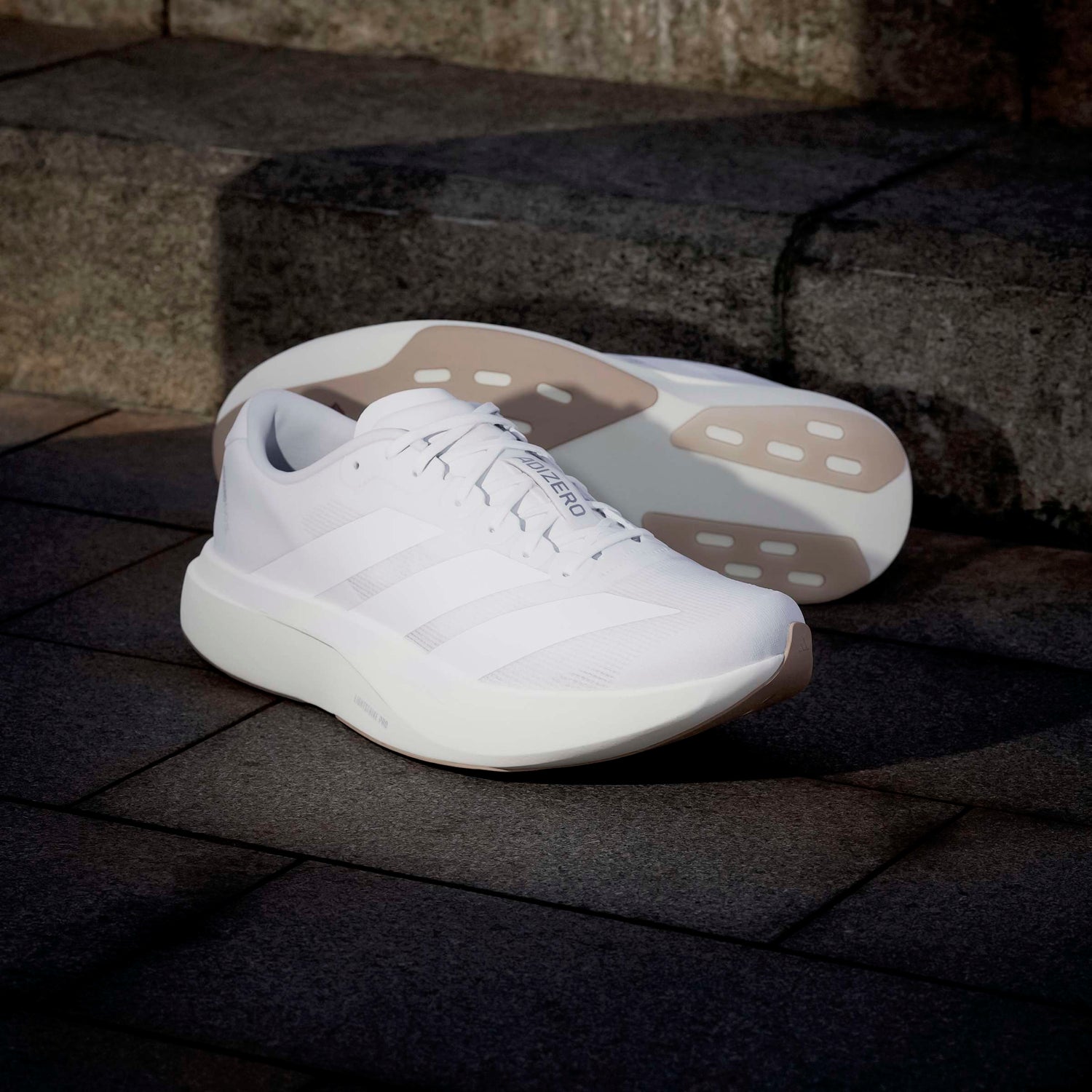 Adidas Mens adizero Evo SL - White by Denim Exchange