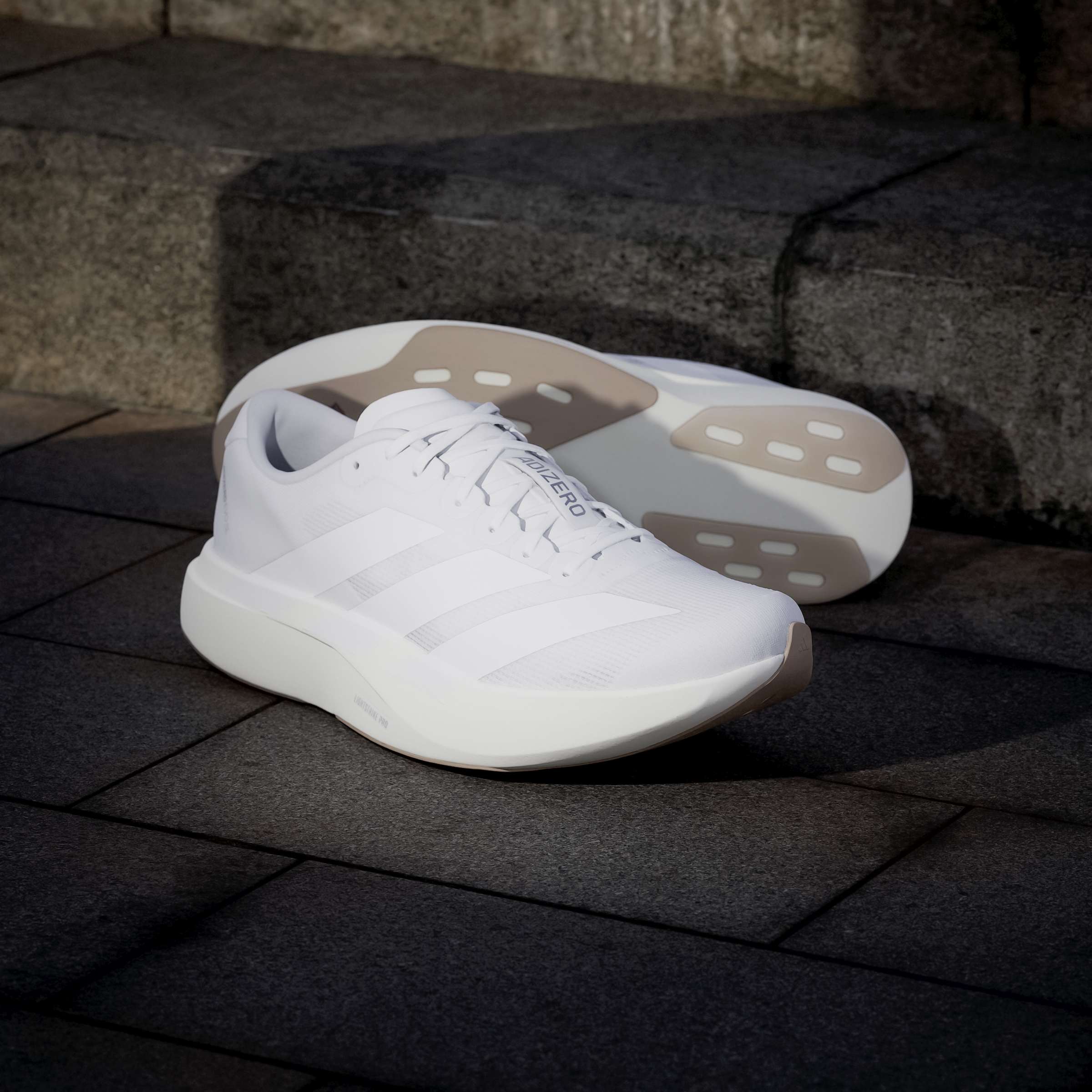 Adidas Mens adizero Evo SL - White by Denim Exchange