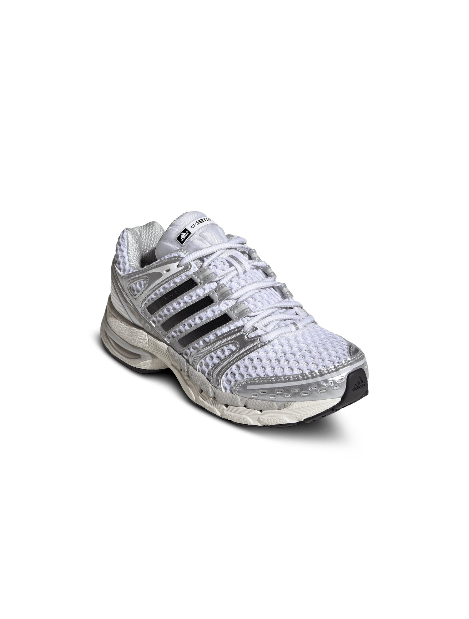 Adidas Big Kids Adistar Control 5 - White/Silver by Denim Exchange
