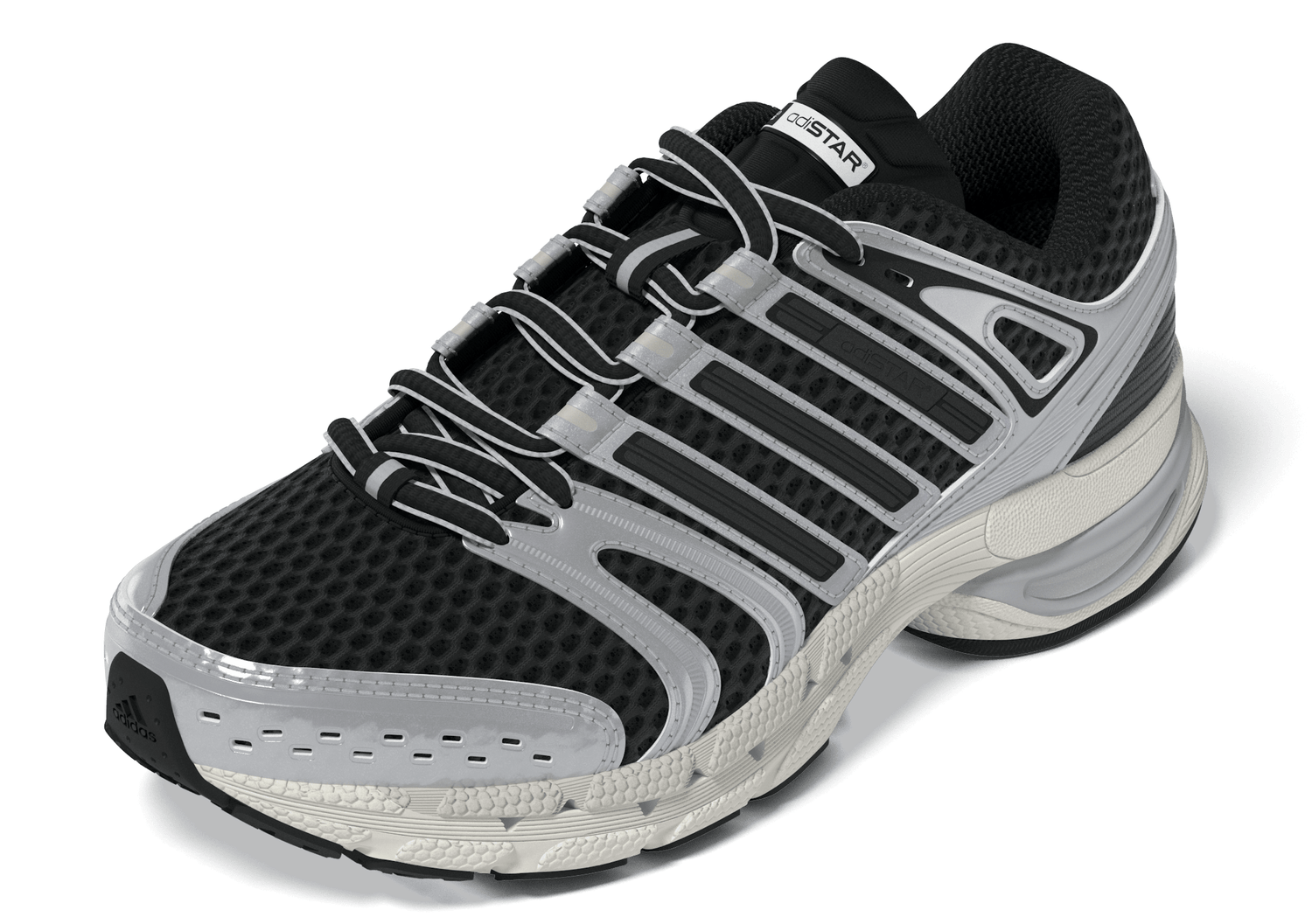 Adidas Big Kids Adistar Control 5 - Black/Silver by Denim Exchange