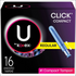 U by Kotex Click Compact Regular Unscented Tampons (18 units) by Farmacias Savia