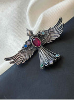 Joban Fashion Oxidized Eagle Shape Ring