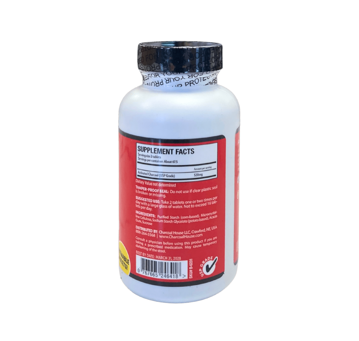 Charcoal Tablets by Country Life Natural Foods