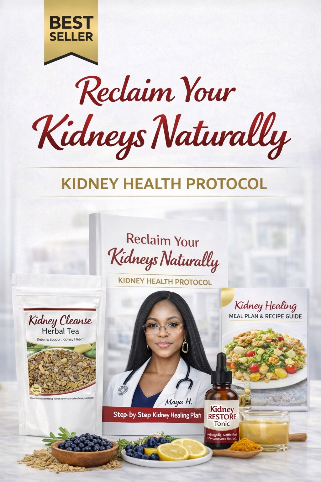 Reclaim Your Kidneys Bundle – Kidney Disease Naturally (Stages 1-5) and Diabetes by Seamoss depot