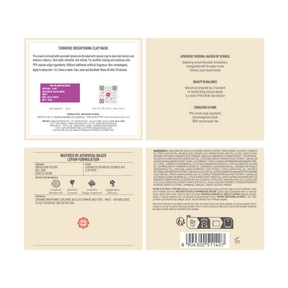 Kama Ayurveda Vanasara Turmeric Brightening Clay Mask