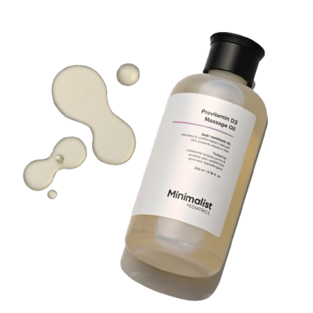 Minimalist Provitamin D3 Baby Massage Oil