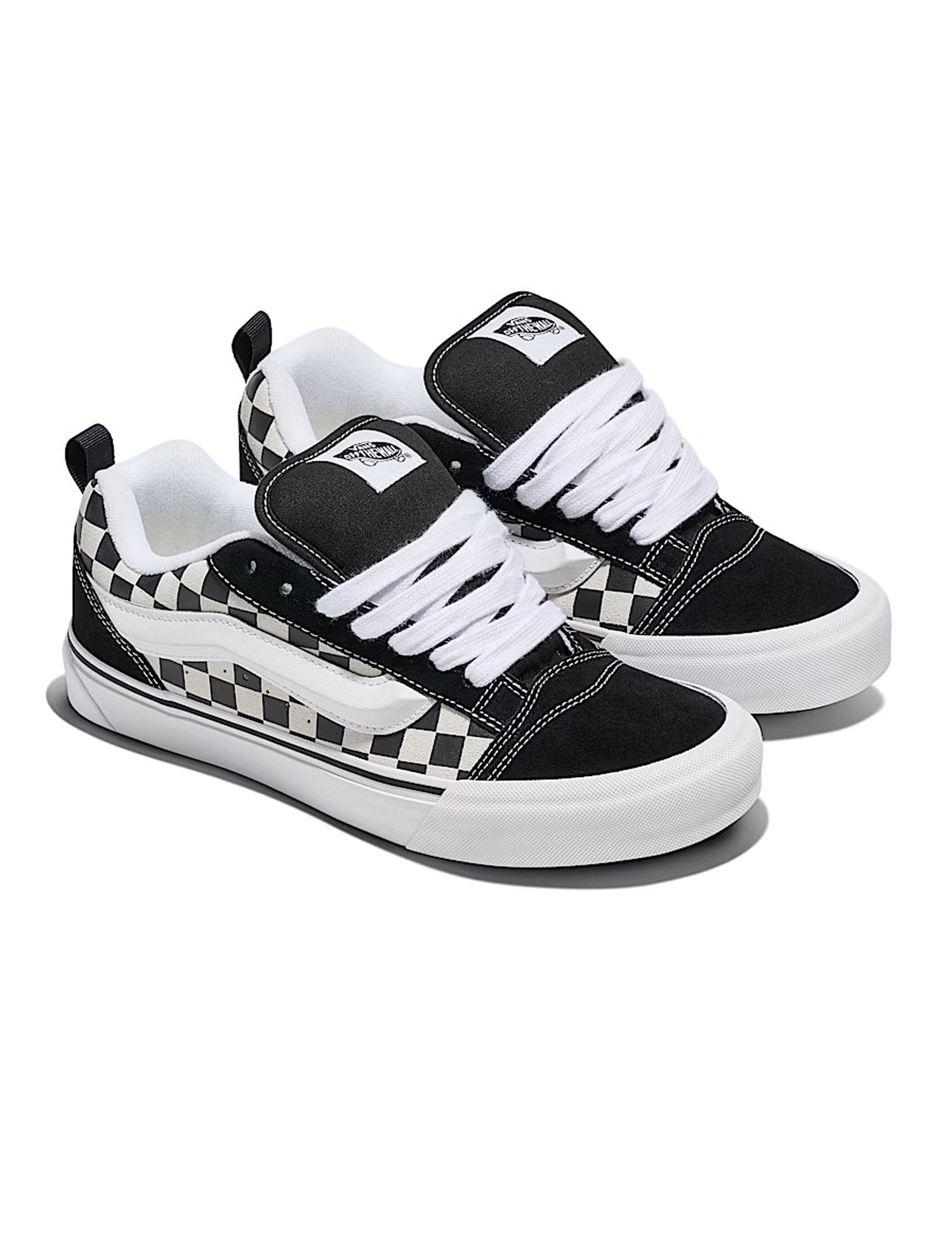 Vans Mens Knu School - Checkerboard Black by Denim Exchange