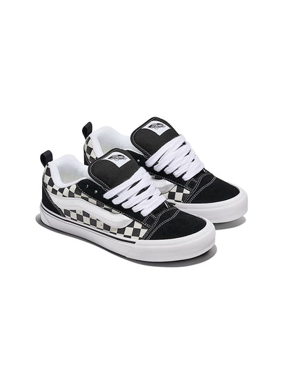 Vans Big Kids Knu School - Checkerboard Black by Denim Exchange