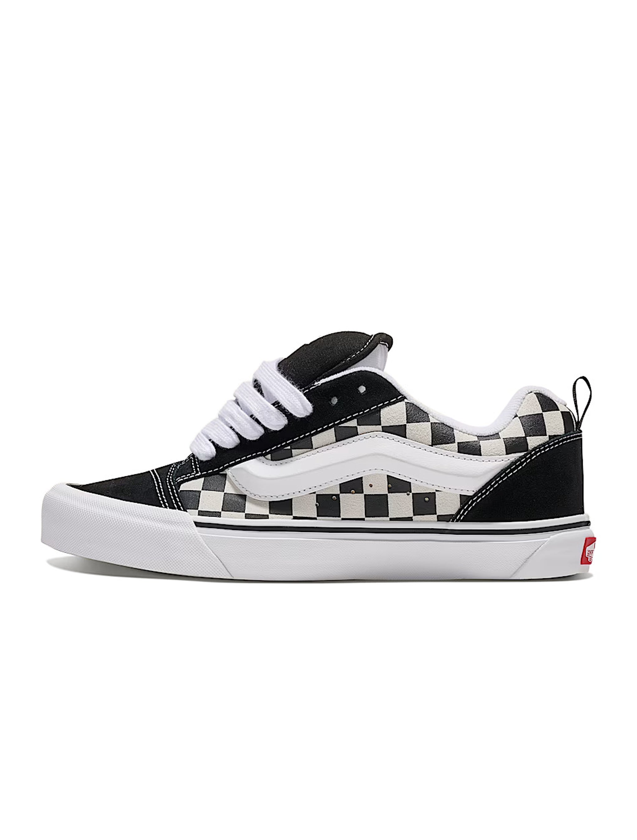 Vans Mens Knu School - Checkerboard Black by Denim Exchange