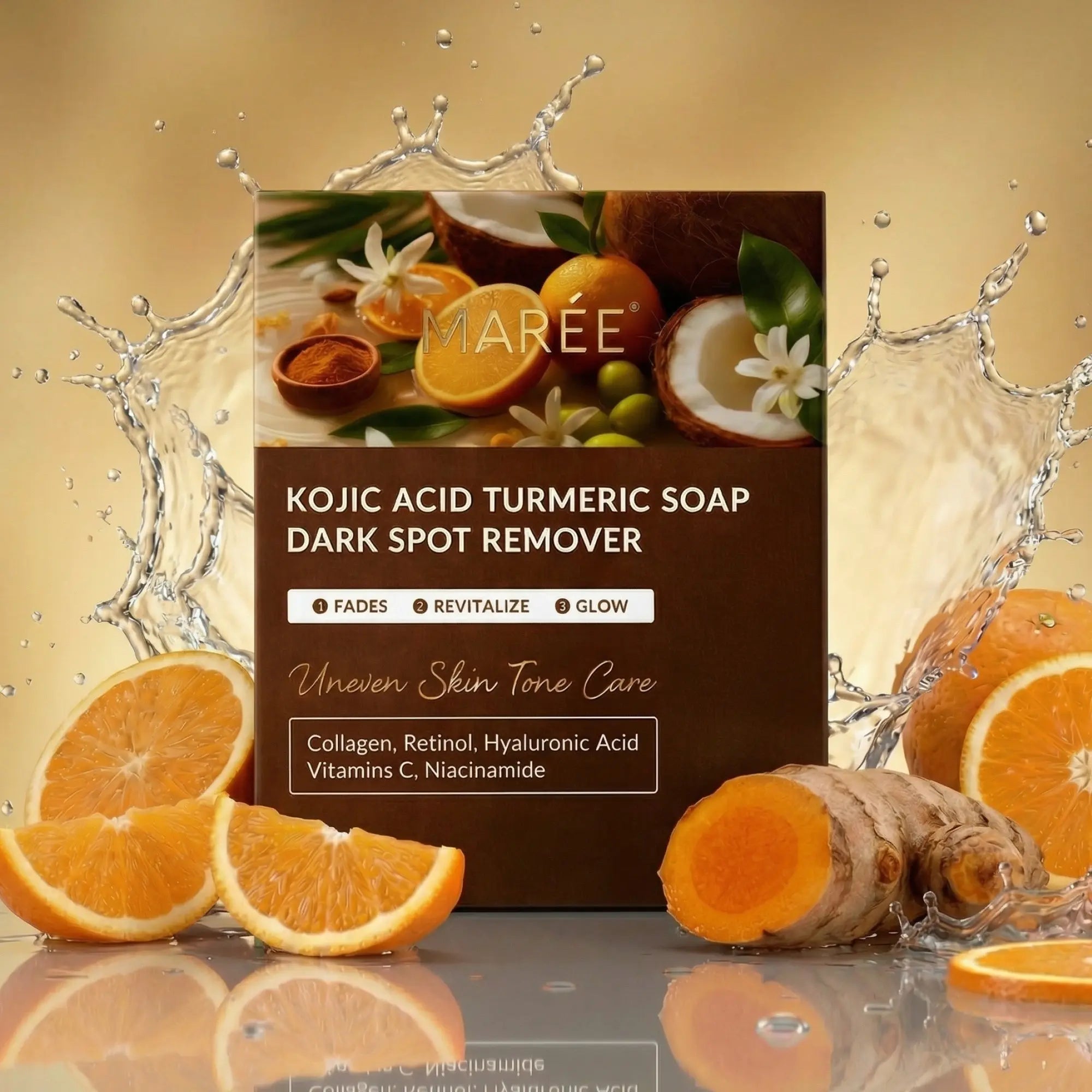 Turmeric Kojic Soap &amp; Scrub by Maree