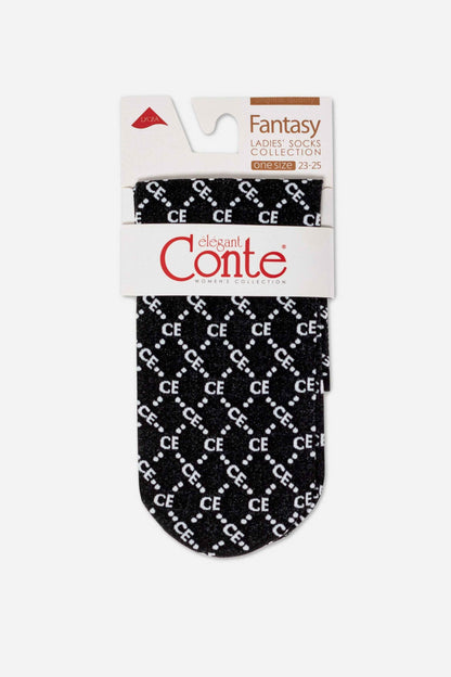 Socks Conte Fantasy - Diamond Pattern