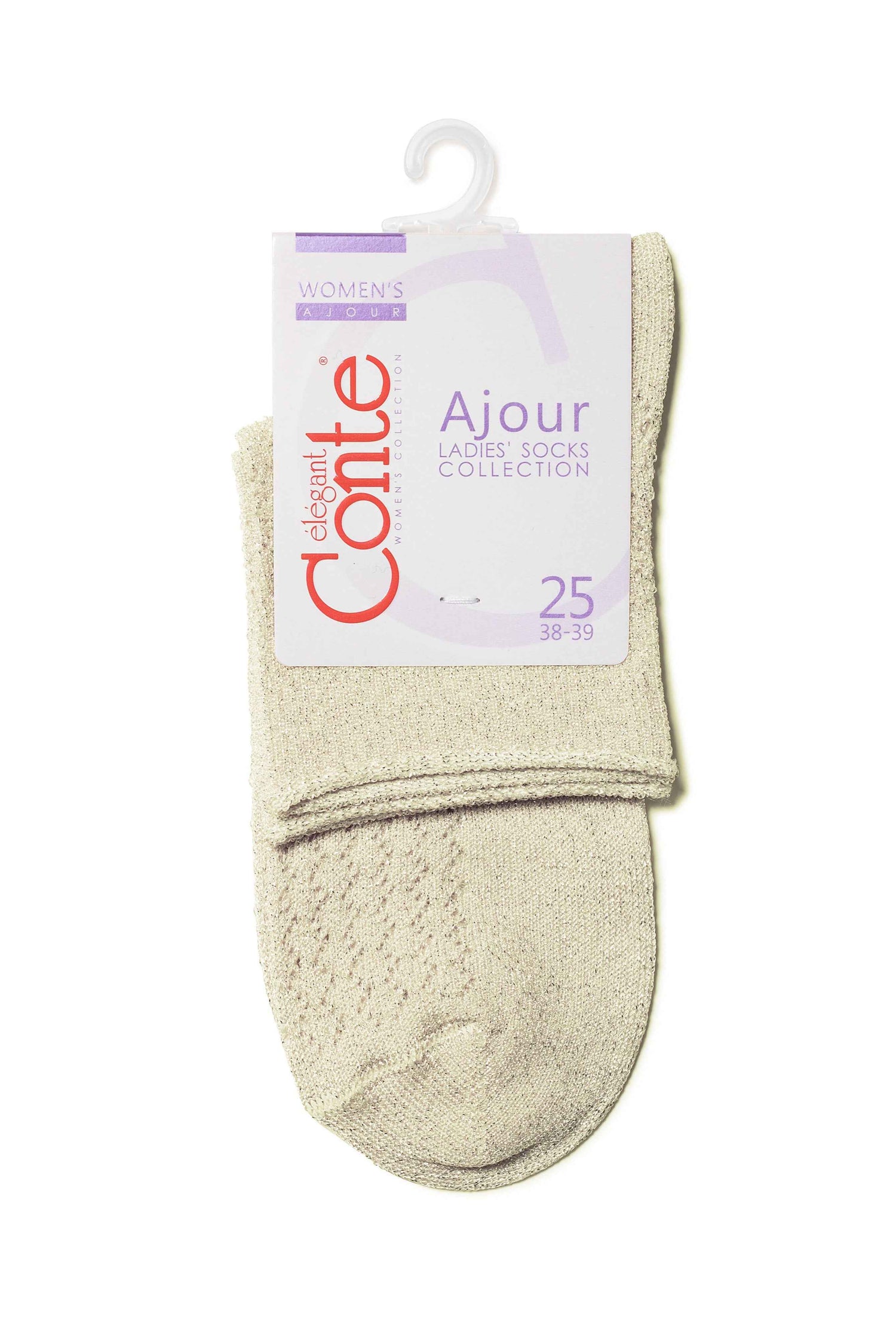 Conte Socks Ajour - 180 Made of Viscose With Lurex