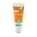 The Derma Co Ultra Light Zinc Mineral Sunscreen with SPF 50